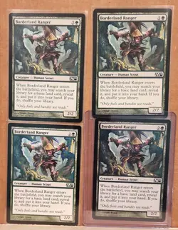 MtG 4x Borderland Ranger M10 Common Regular - Image 1
