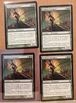 MtG 4x Viridian Corrupter Mirrodin Besieged Regular - Image 1