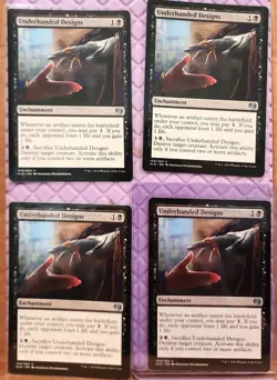MtG 4x Underhanded Designs Kaladesh Regular - Image 1