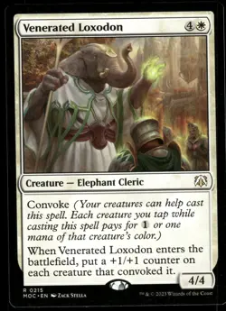 1x Venerated Loxodon - Commander: March of the Machine - NM - MTG - Image 1