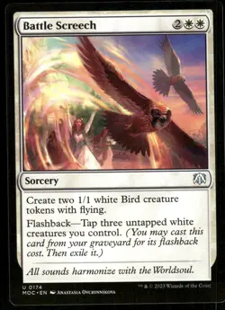 1x Battle Screech - Commander: March of the Machine - NM - MTG - Image 1