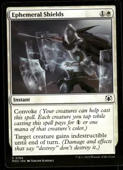 1x Ephemeral Shields - Commander: March of the Machine - NM - MTG - Image 1