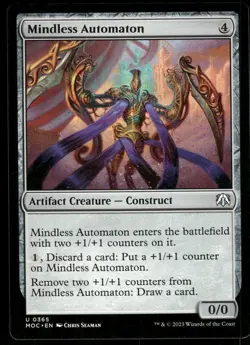 1x Mindless Automaton - Commander: March of the Machine - NM - MTG - Image 1