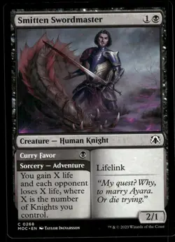 1x Smitten Swordmaster - Commander: March of the Machine - NM - MTG - Image 1