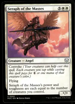 1x Seraph of the Masses - Commander: March of the Machine - NM - MTG - Image 1