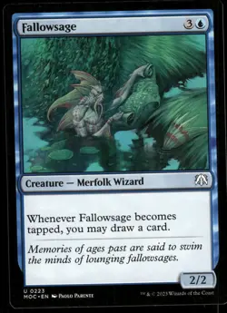 1x Fallowsage - Commander: March of the Machine - NM - MTG - Image 1