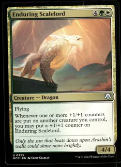 1x Enduring Scalelord - Commander: March of the Machine - NM - MTG - Image 1
