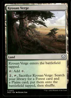 1x Krosan Verge - Commander: March of the Machine - NM - MTG - Image 1