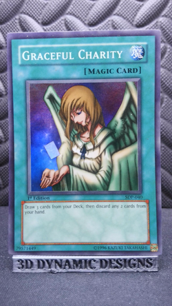 | Yugioh Graceful Charity SDP-040 1st Super Starter Deck Pegasus VLP 🔥 | - Image 1