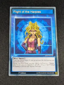 Yugioh - Flight Of The Harpies SS02-ENCS2 1st Edition Common NM - Image 1