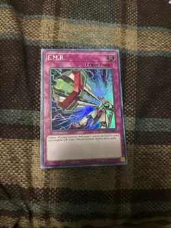 YuGiOh! - E.M.R. BLVO-EN078 Super Rare 1at Edition Near Mint Blazing Vortex - Image 2