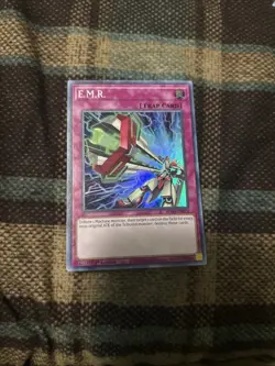YuGiOh! - E.M.R. BLVO-EN078 Super Rare 1at Edition Near Mint Blazing Vortex - Image 3