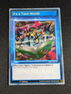 Yugioh - It's A Toon World! SS01-ENCS1 1st Edition Common NM - Image 1
