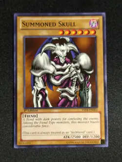 Yugioh - Summoned Skull YSYR-EN004 1st Edition Common NM - Image 1