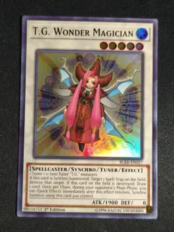 Yugioh - T.G. Wonder Magician BLRR-EN057 1st Edition Ultra Rare NM - Image 1