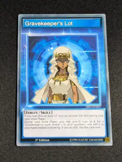 Yugioh - Gravekeeper's lo SS01-ENBS2 1st Edition Common NM - Image 1