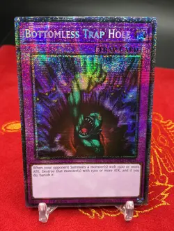 Bottomless Trap Hole Starlight Rare MP25-EN018 Yugioh 2025 Mega-Pack LP - Image 1