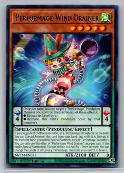Yugioh - Performage Wind Drainer - MZTM-EN051 - Rare - NM/M - Image 1