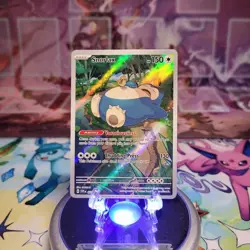 Snorlax (051) Illustration Rare Scarlet & Violet Promo Card LP Pokemon - Image 1