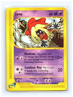 💥 Jynx # 18/147 - AQUAPOLIS - Pokemon 2002 Vintage Card - Non Holo Foil - Image 1