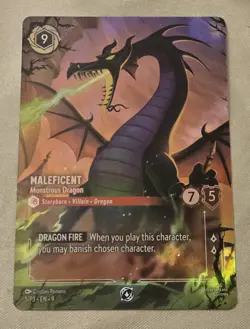 Disney Lorcana Fabled Store Championship Promo Card And Mat - Image 2