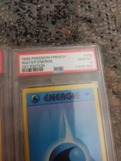 Pokemon French 1st Edition Base Set Energy Cards - Image 3