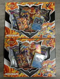 Pokemon TCG Infernape V Box Trading Card Game New Sealed 2 Pack Lot - Image 1