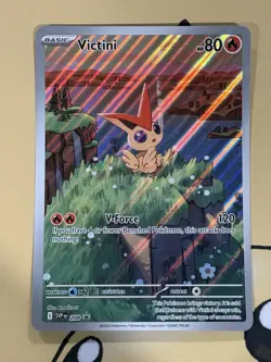 Pokemon Victini SVP 208 JUMBO Card Black Bolt White Flare PROMO 2025 - Image 1