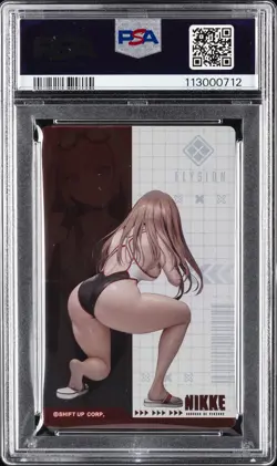 2024 GODDESS OF VICTORY: NIKKE GUN GIRL METAL CARD RAPI: CLASSIC VACATION PSA 10 - Image 2