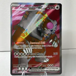 Bloodmoon Ursaluna ex 202/167 NM -Ultra Rare Pokemon Card Twilight Masquerade 3q - Image 1