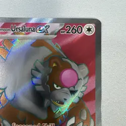 Bloodmoon Ursaluna ex 202/167 NM -Ultra Rare Pokemon Card Twilight Masquerade 3q - Image 4