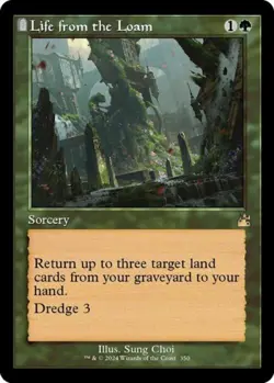 MTG English Life from the Loam (Retro Frame) NM Foil Ravnica Remastered - Image 1