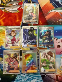 Pokemon Card Full Art Alt Art Fire Aroma Lady - Image 1