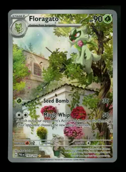 Floragato 197/193 Paldea Evolved 2023 IR Holo Rare Pokemon Card TCG - Image 1