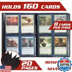 Monster 4 Pocket Trading Card Binder - Matte Black Album, Anti-Theft and Anti - Image 2