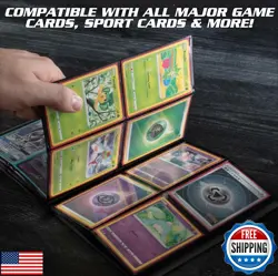 Monster 4 Pocket Trading Card Binder - Matte Black Album, Anti-Theft and Anti - Image 5