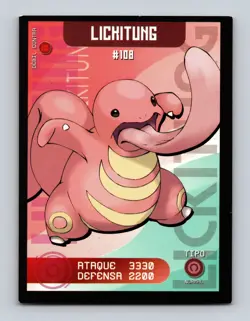 Lickitung 108 South America (Peru) Pokedex Out of Print NM/LP Pokemon Card - Image 1