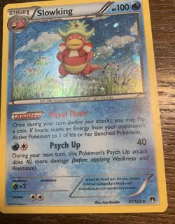 Slowking 21/122 Pokemon TCG Holo Pokemon Card XY Breakpoint Rare - Image 4