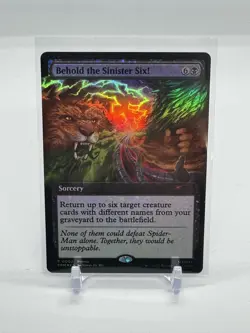 "Behold the Sinister Six" PAX West EXCLUSIVE PROMO CARD Magic the Gathering MTG - Image 1