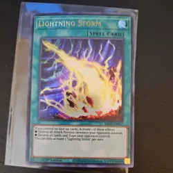 Yugioh Card TCG Lightning Storm KICO-EN057 Ultra rare 1st Edition NM - Image 1