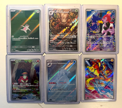 Pokemon TCG Japanese Art Rare AR lot (6Sleeved Cards) NM - Mint - Image 1