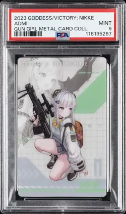 2023 GODDESS OF VICTORY: NIKKE GUN GIRL METAL CARD COLLECTION ADMI PSA 9 - Image 1