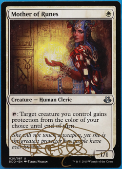 Mother of Runes Elspeth vs. Kiora NM Uncommon SIGNED CARD (504929) ABUGames - Image 1