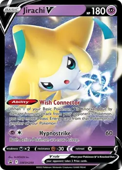 Pokemon TCG Jirachi V - SWSH299 : Sword & Shield Promo Cards (SWSD) NM - Image 1