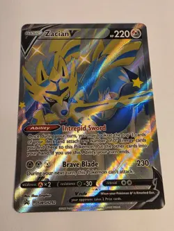 Zacian V (Shiny) SWSH292 SWSH: Sword & Shield Promo Cards Holo - Image 1