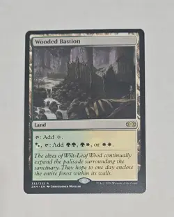 MTG Wooded Bastion English Double Masters #D217 - Image 1