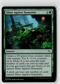 MTG MKM Karlov Manor Slime Against Humanity Foil x1 NM Common - Image 1