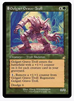 Golgari Grave-Troll (Retro Frame) Ravnica Remastered Foil - Image 1