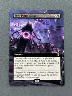 Zero Point Ballad MTG Edge of Eternities Hand Painted Extended Full Altered Art - Image 1
