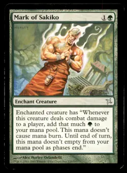 MTG Mark of Sakiko LP Light Play Betrayers of Kamigawa [2181] - Image 1